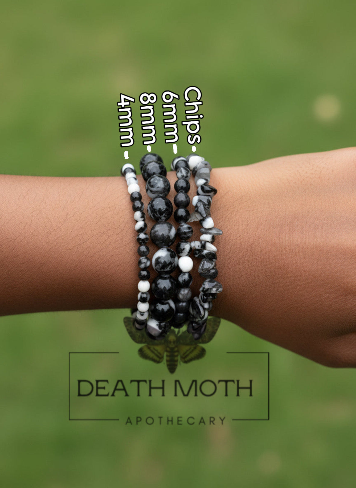 Zebra Jasper Crystal Bracelet