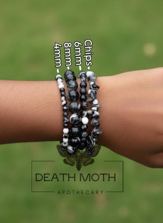 Zebra Jasper Crystal Bracelet