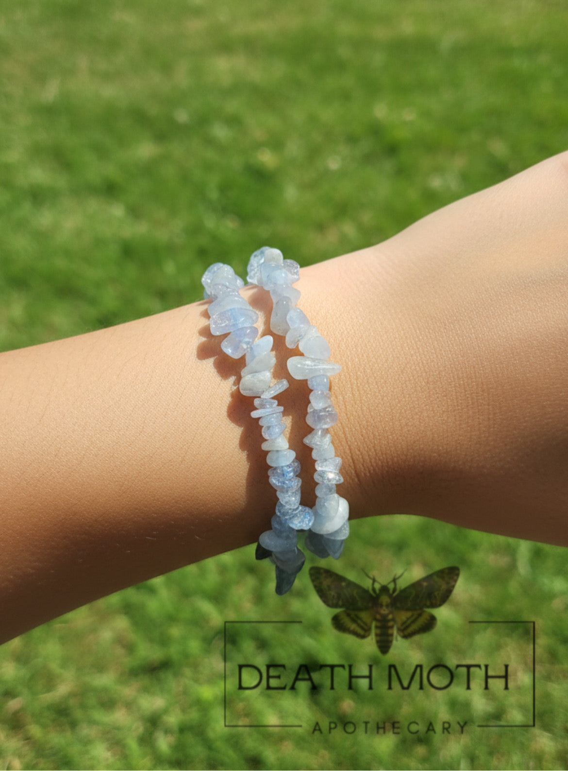Aquamarine Crystal Bracelet