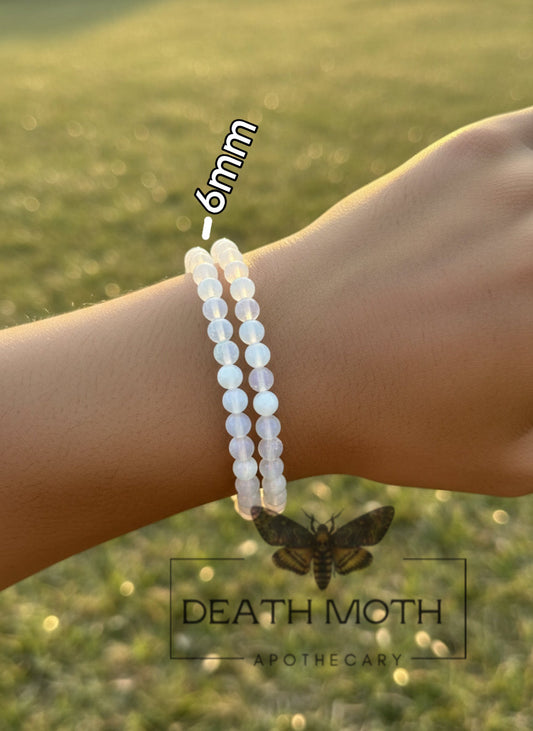 White Opal Crystal Bracelet