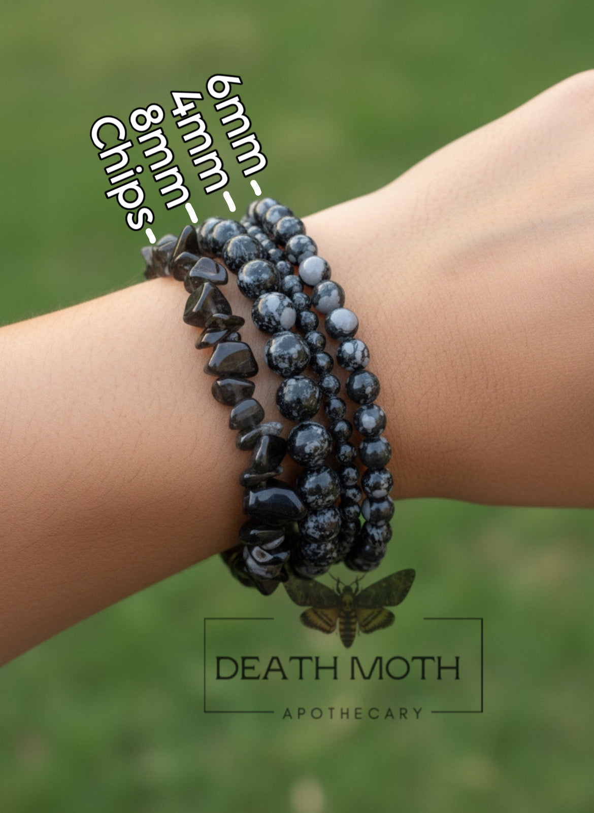 Snowflake Jasper Crystal Bracelet