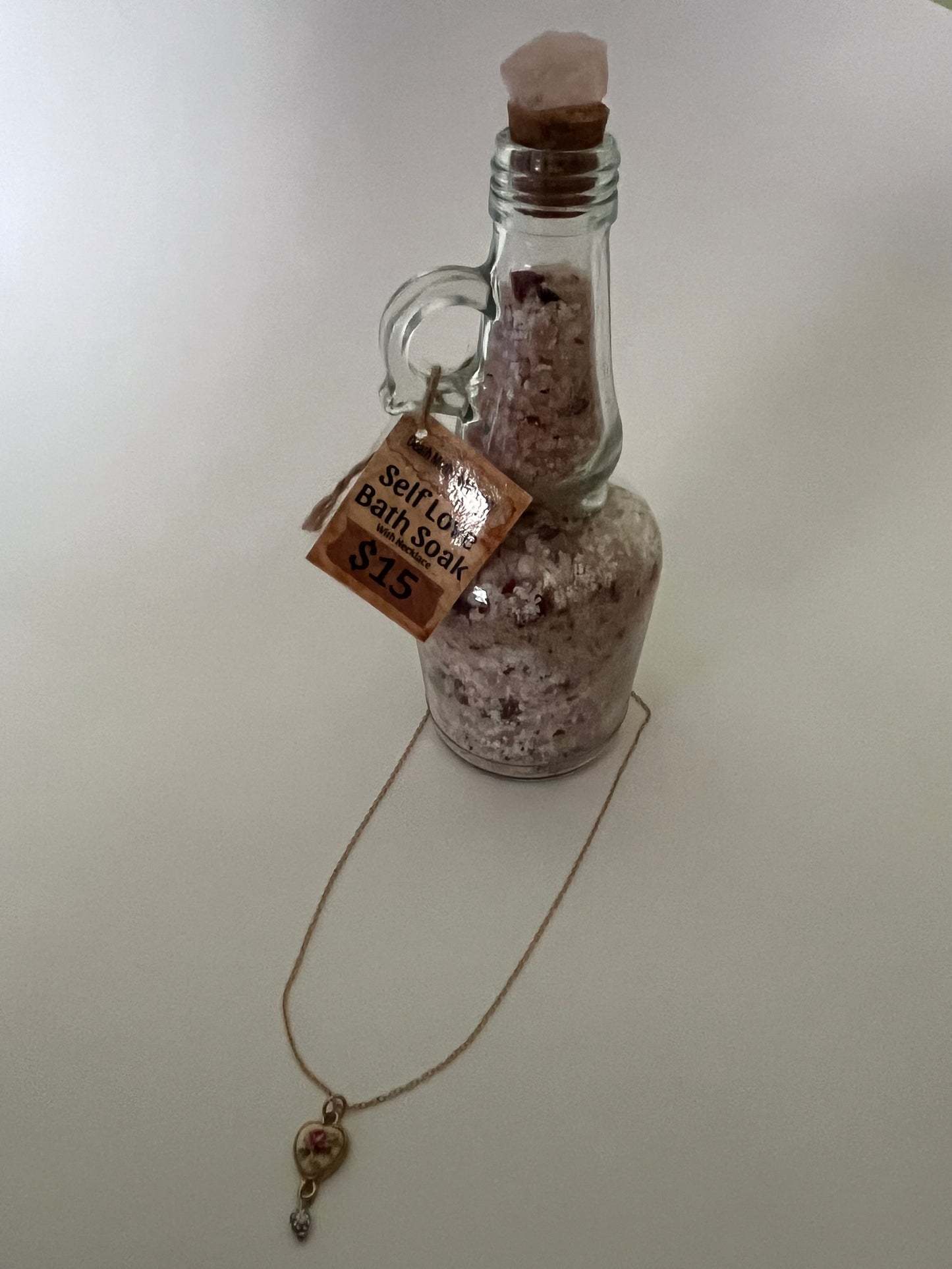 Self-Love Ritual Bath Soak With Necklace