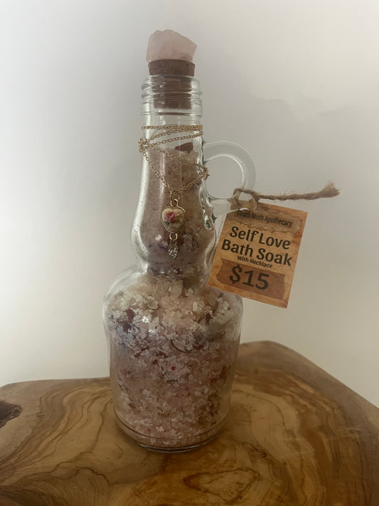 Self-Love Ritual Bath Soak With Necklace