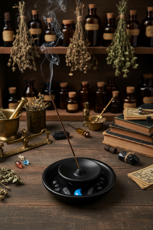 Hecate’s Moon Incense Holder