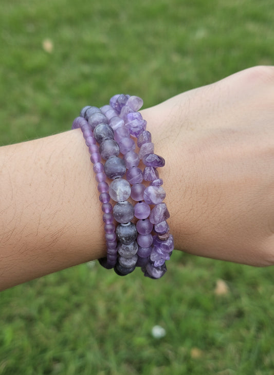 Amethyst Crystal Bracelet