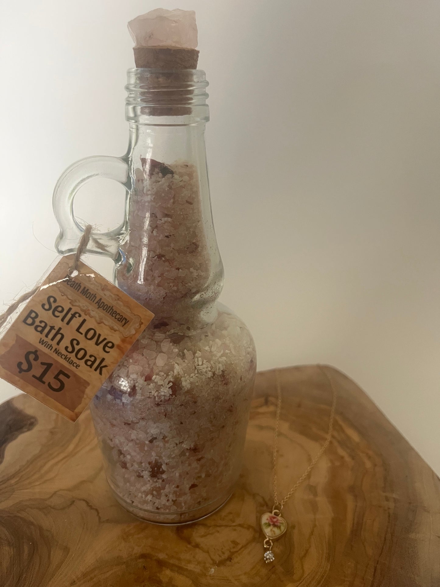 Self-Love Ritual Bath Soak With Necklace