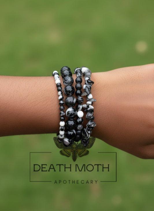 Zebra Jasper Crystal Bracelet