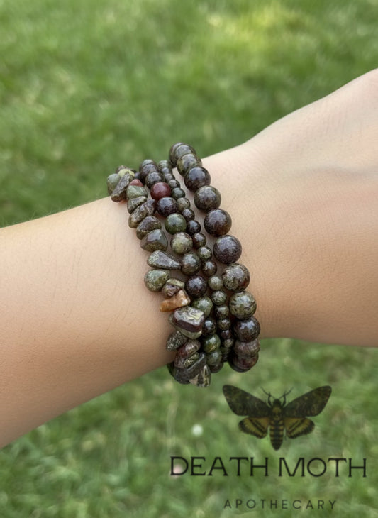 Dragon’s Blood Jasper Crystal Bracelet