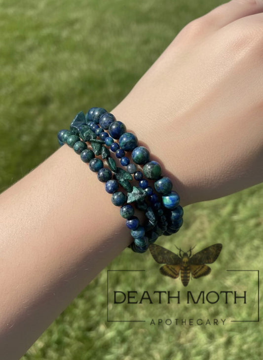 Chrysocolla Crystal Bracelet
