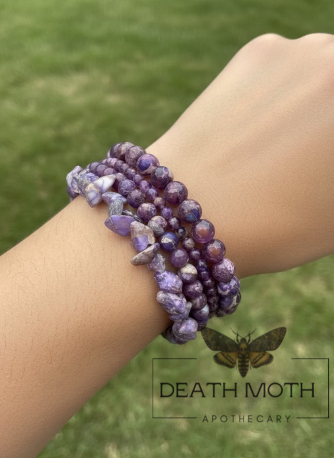 Purple Imperial Jasper Crystal Bracelet