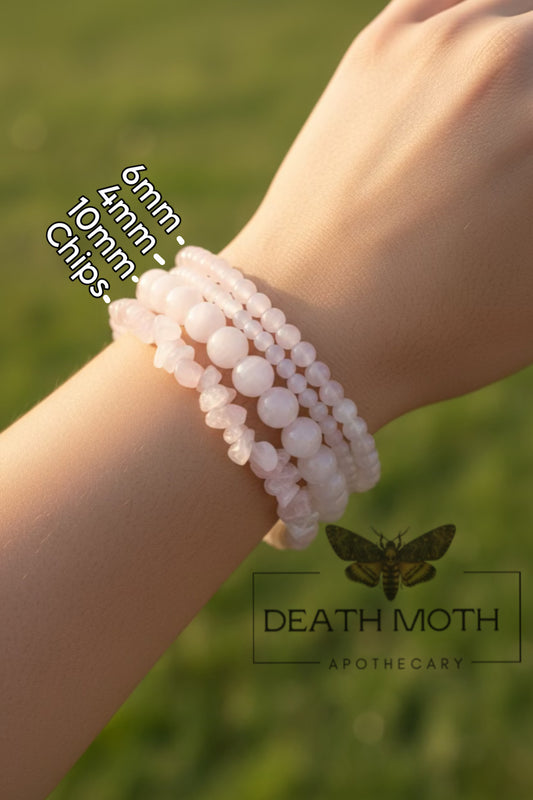 Rose Quartz Crystal Bracelet