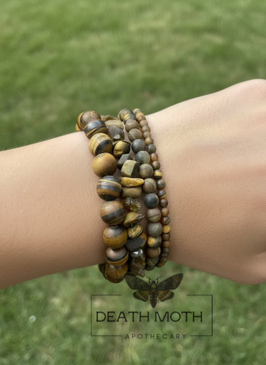 Tiger’s Eye Crystal Bracelet (Matte)