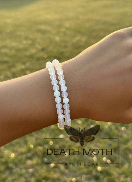 White Opal Crystal Bracelet