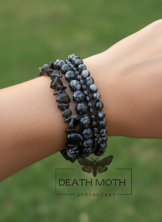 Snowflake Jasper Crystal Bracelet