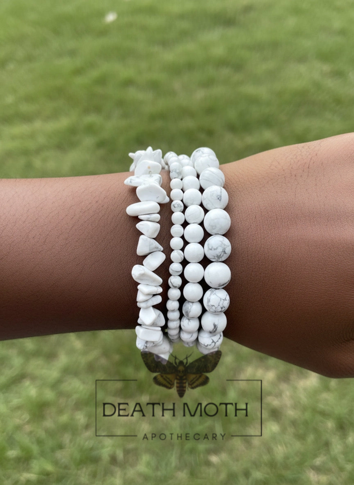 Howlite Crystal Bracelet