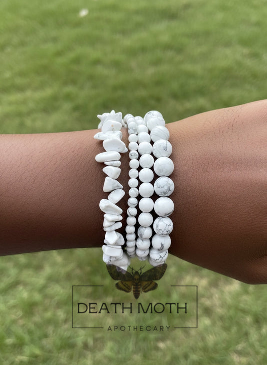 Howlite Crystal Bracelet