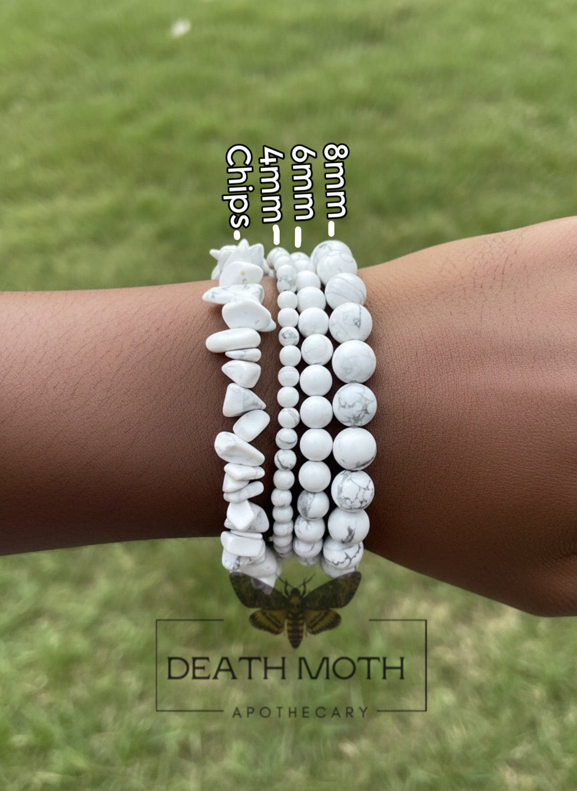 Howlite Crystal Bracelet