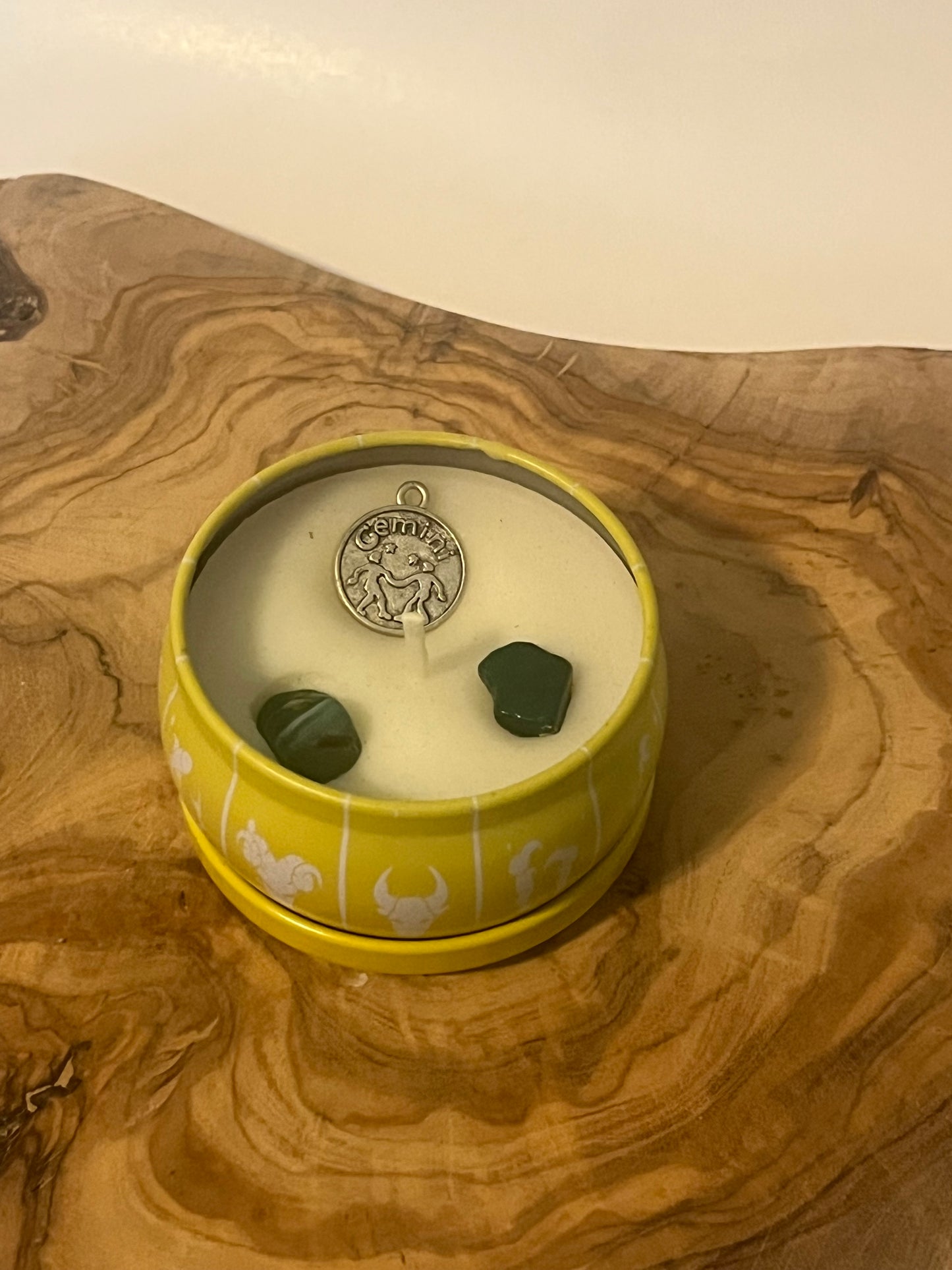 Zodiac Sign Crystal Candles